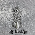 A vintage style metal truss rod plate for electric guitars. It comes in unique design of pentagram and two dragons. The color is silver.