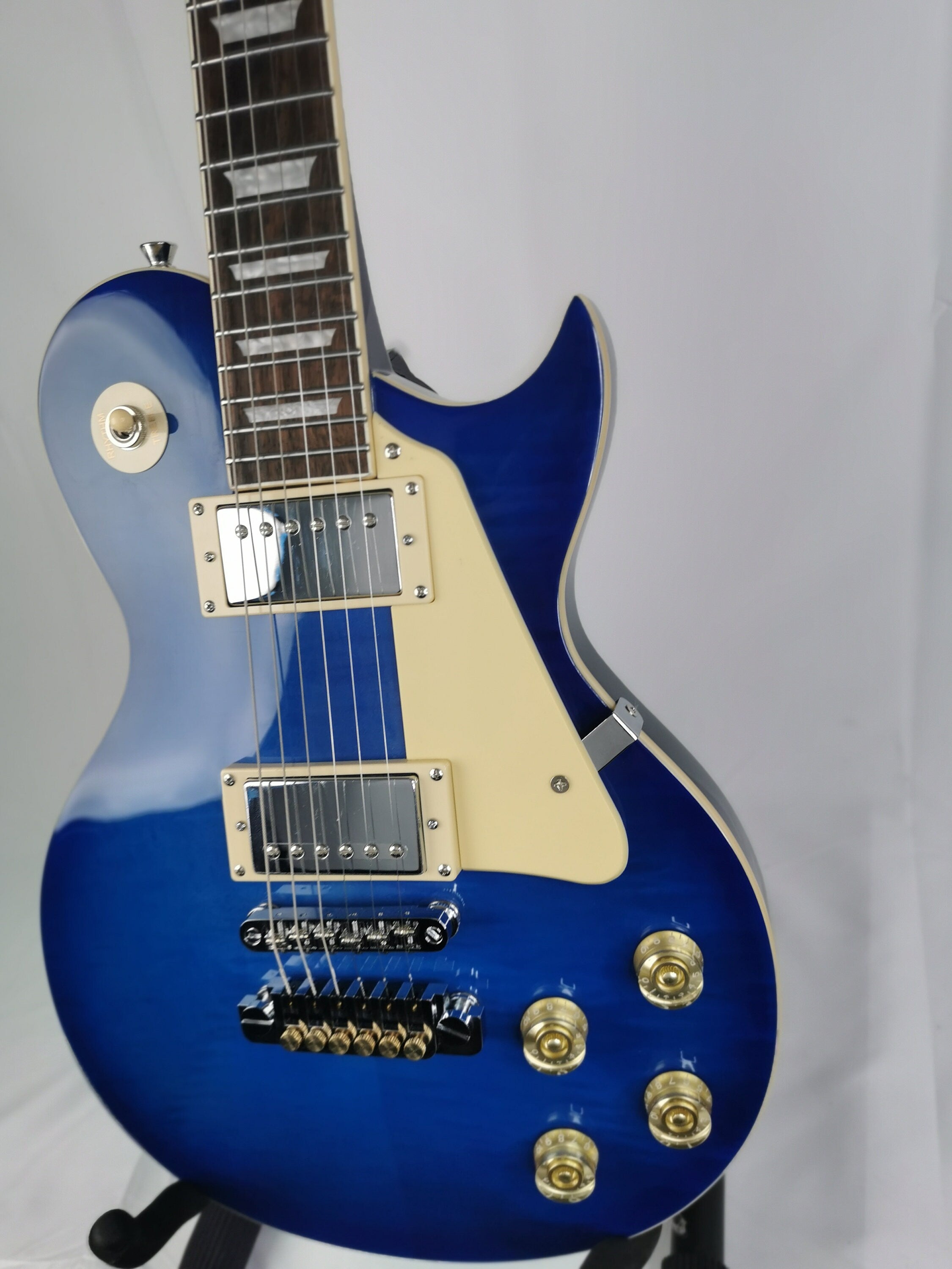 Single Cut Sun Burst Electric Guitar Premium Hardware, 22 Medium Jumbo Frets, Mahogany Guitar Body, Instrument Replacement Part Gadget