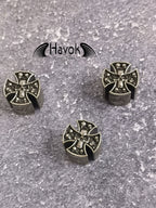 Potentiometer Knob Silver Skeleton, Gothic Design For Electric Guitar, Rare Custom Shop Accessory, Vintage Build Kit, Gadget And Replacement
