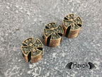 Potentiometer Knob Copper Skeleton, Gothic Design For Electric Guitar, Rare Custom Shop Accessory, Vintage Build Kit, Gadget And Replacement
