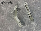 Silver Tail Piece with Tune-O-Matic Bridge, Vintage Electric Guitar Building Kit, High End Replacement Accessory, Roller Saddle Bridge