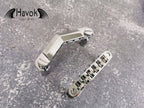 Tune-O-Matic Bridge, Silver Tail Piece, Roller Saddle Bridge
