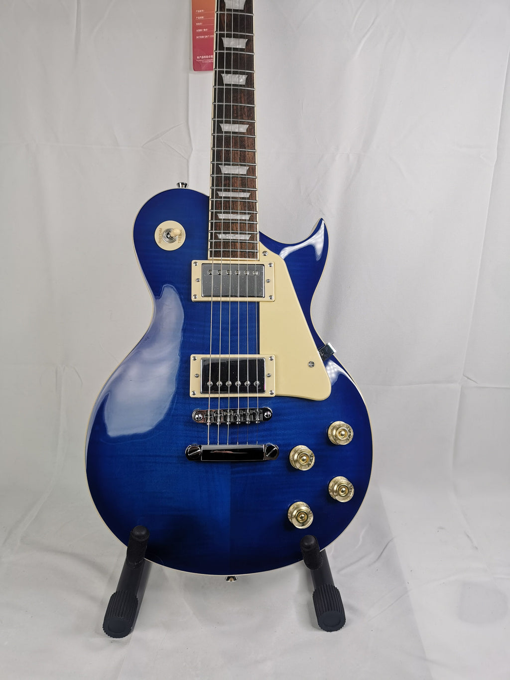 Single Cut Sun Burst Electric Guitar Premium Hardware, 22 Medium Jumbo Frets, Mahogany Guitar Body, Instrument Replacement Part Gadget