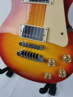 Single Cut Sun Burst Electric Guitar Premium Hardware, 22 Medium Jumbo Frets, Mahogany Guitar Body, Instrument Replacement Part Gadget