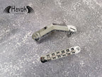 Silver Tail Piece with Tune-O-Matic Bridge, Vintage Electric Guitar Building Kit, High End Replacement Accessory, Roller Saddle Bridge