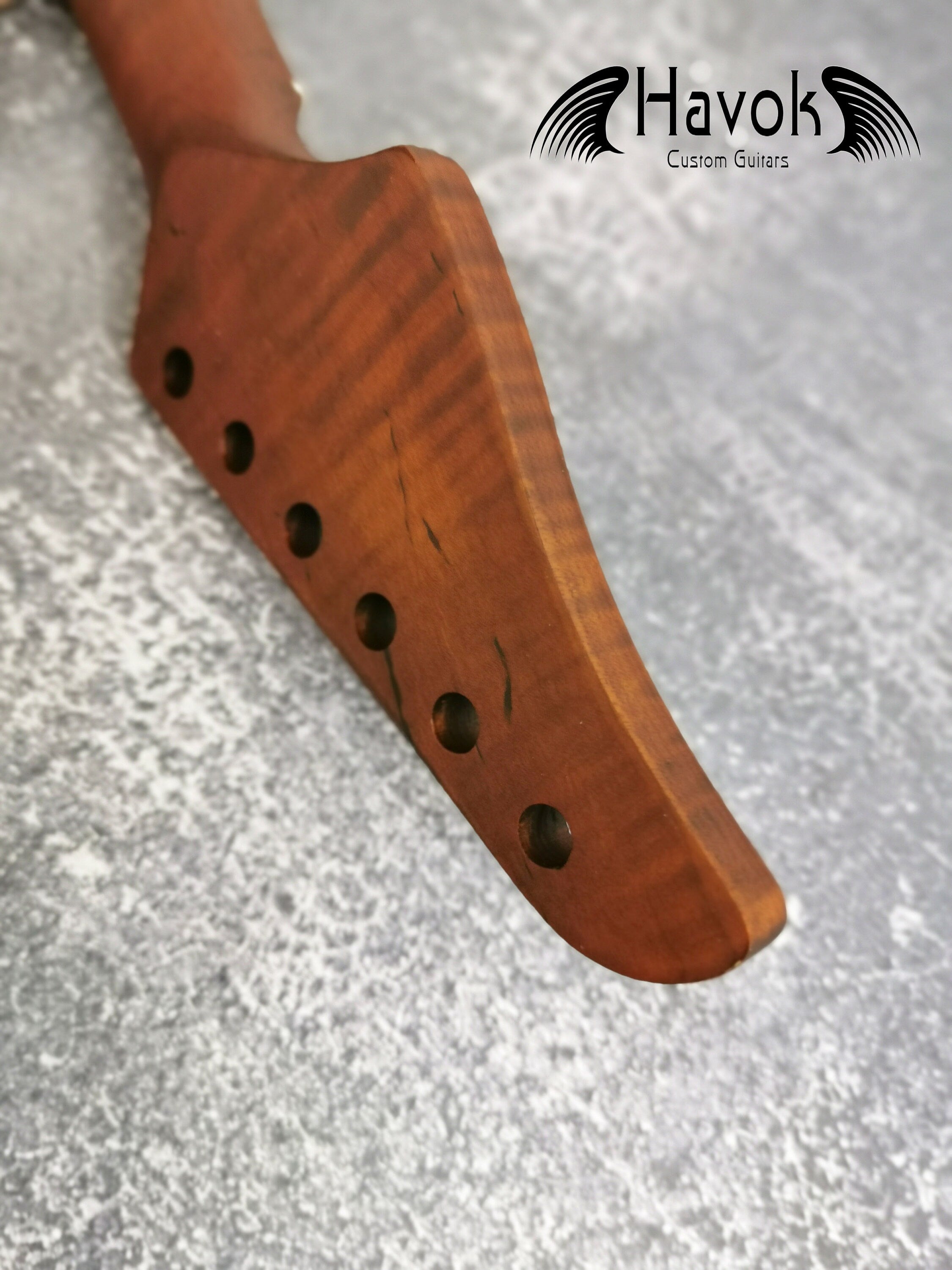 Dark Flame Roasted Maple Neck, 22 Stainless Steel, ST Satin Neck, Medium Jumbo Jescar Frets, Special Electric Guitar Neck