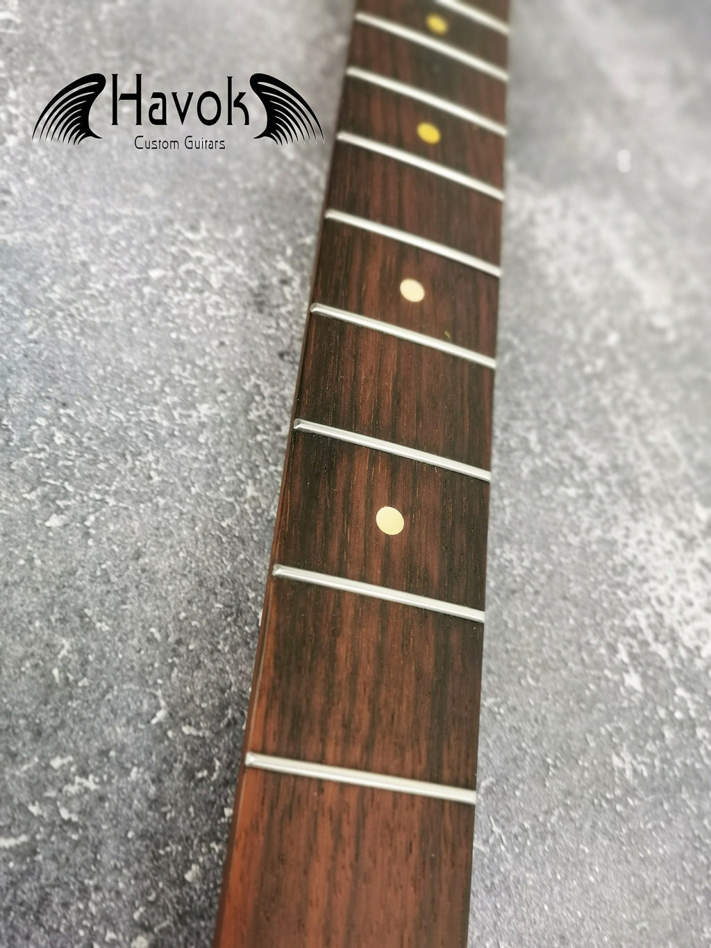 Dark Flame Roasted Maple Neck, 22 Stainless Steel, ST Satin Neck, Medium Jumbo Jescar Frets, Special Electric Guitar Neck