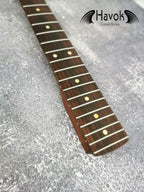 Dark Flame Roasted Maple Neck, 22 Stainless Steel, ST Satin Neck, Medium Jumbo Jescar Frets, Special Electric Guitar Neck