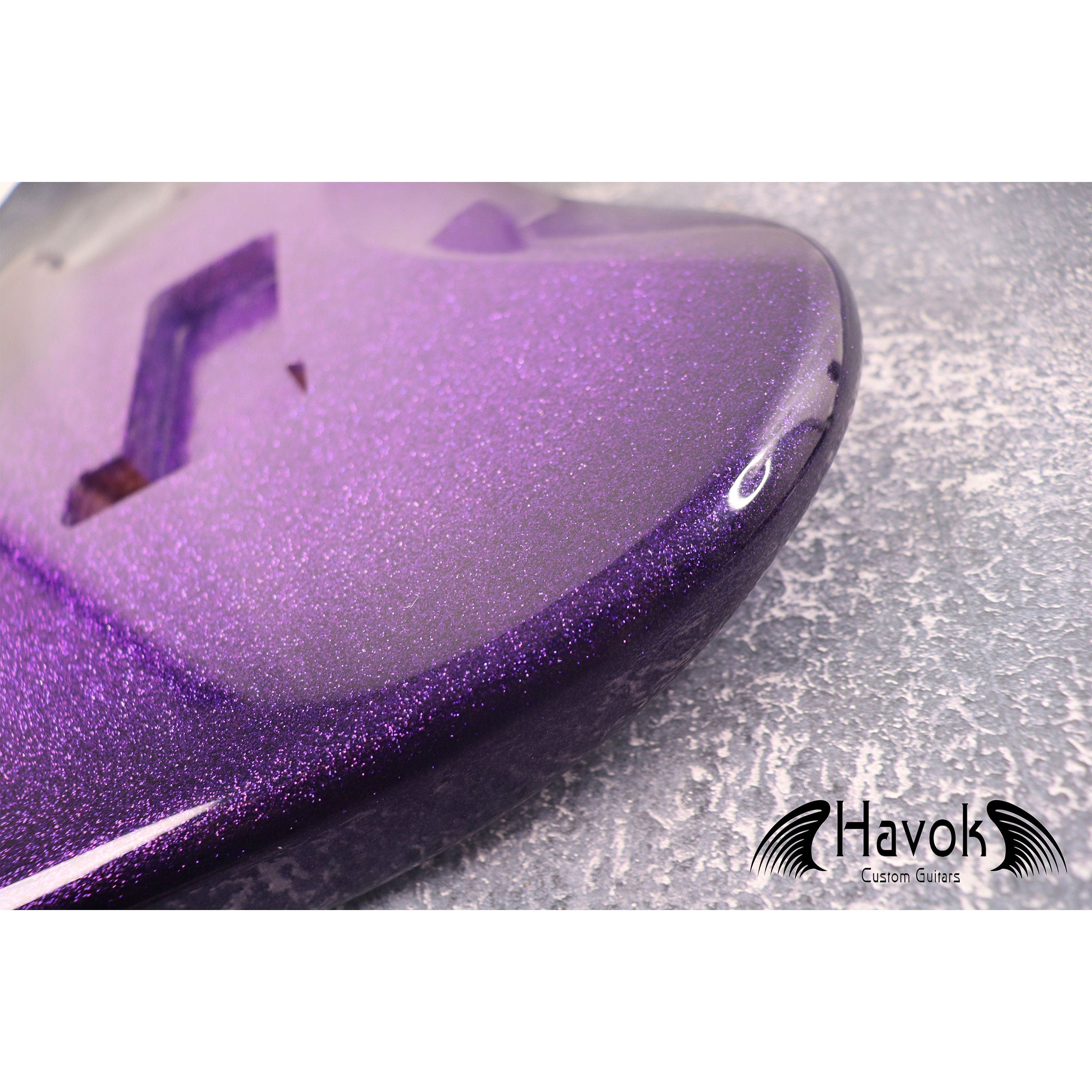 Purple Galaxy 2PC Alder ST S-Style Body High Gloss, Vintage Part Replacement Gadget, High End Custom S Type Body, Guitar DIY Building Kit