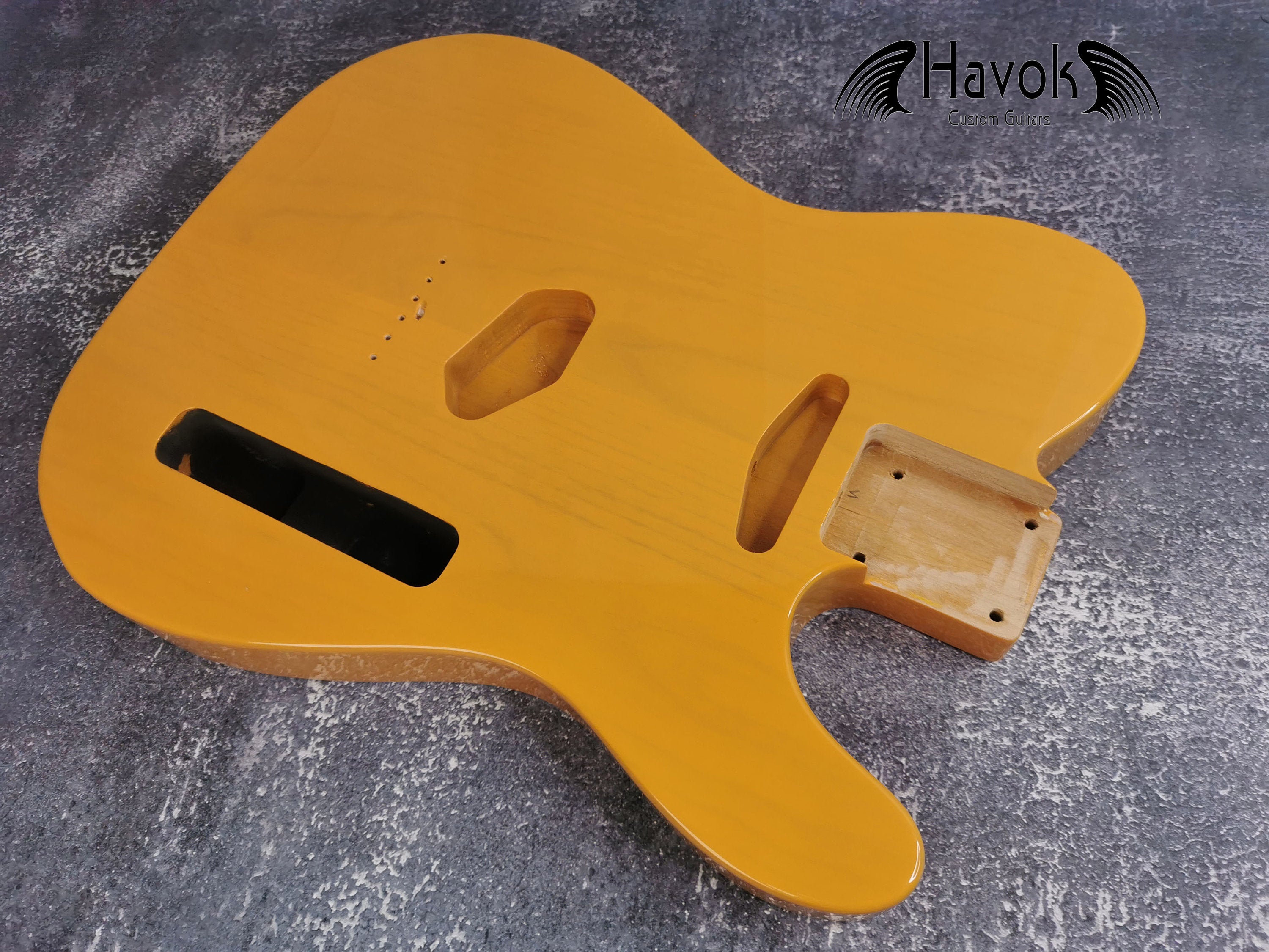 TL Body With 2 Piece See through butter scotch, Vintage TL Part, Guitar Replacement Gadget, Music Instrument Build Your Own