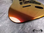 Chameleon 2PC Mahogany ST S-Style Body High Gloss, Tremolo, Custom Shop Vintage Part Gadget, DIY Building Kit, S-Type Guitar
