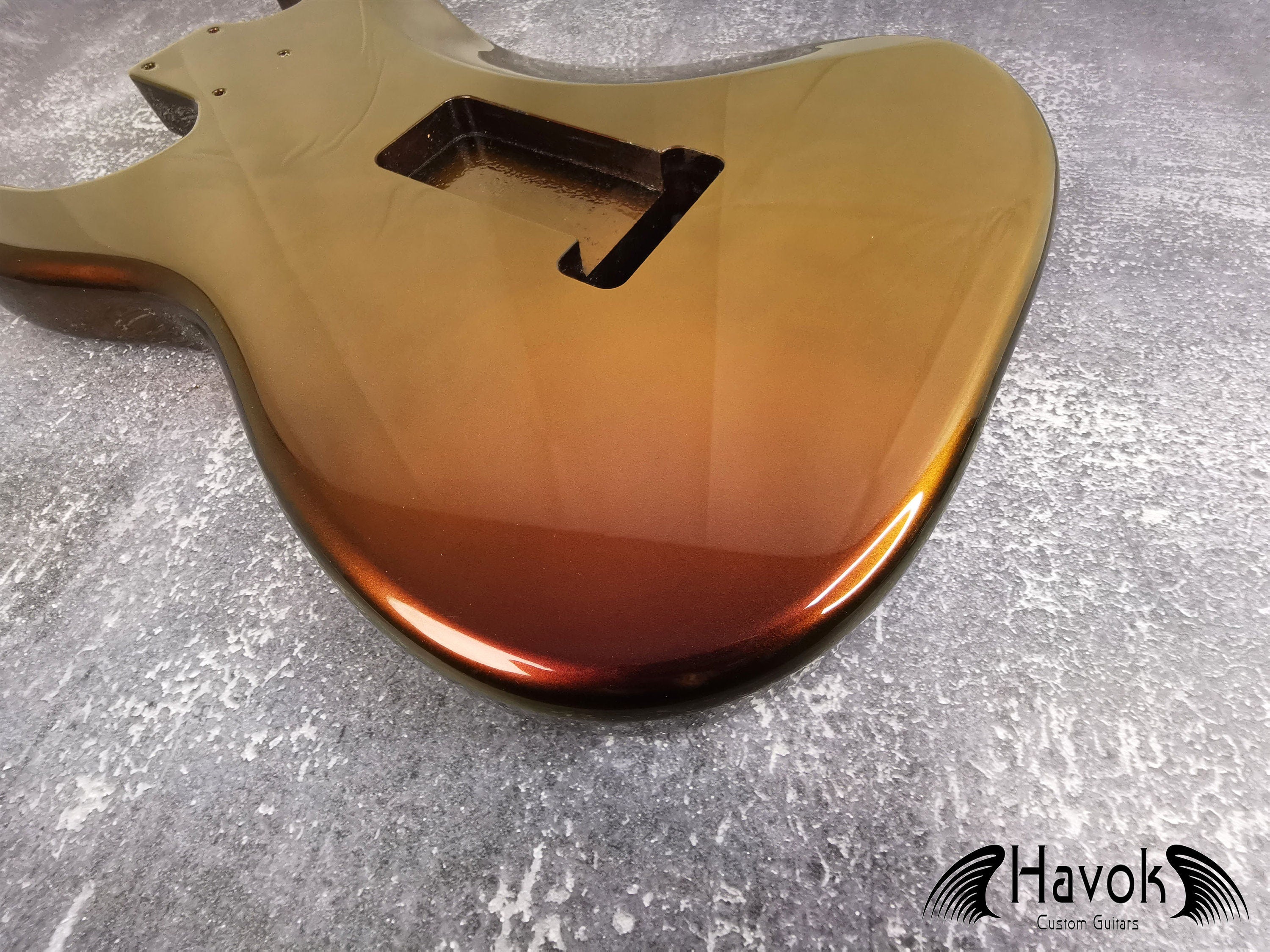 Chameleon 2PC Mahogany ST S-Style Body High Gloss, Tremolo, Custom Shop Vintage Part Gadget, DIY Building Kit, S-Type Guitar