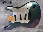 Guitar guard 11-Holes Aluminum Anodized Modern Style Strat SSS Guitar Pickguard Scratch Plate Fits for S type guitar