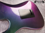 Guitar guard 11-Holes Anodized Black Modern Style Strat HSS Guitar Pickguard Scratch Plate Fits for S type guitar