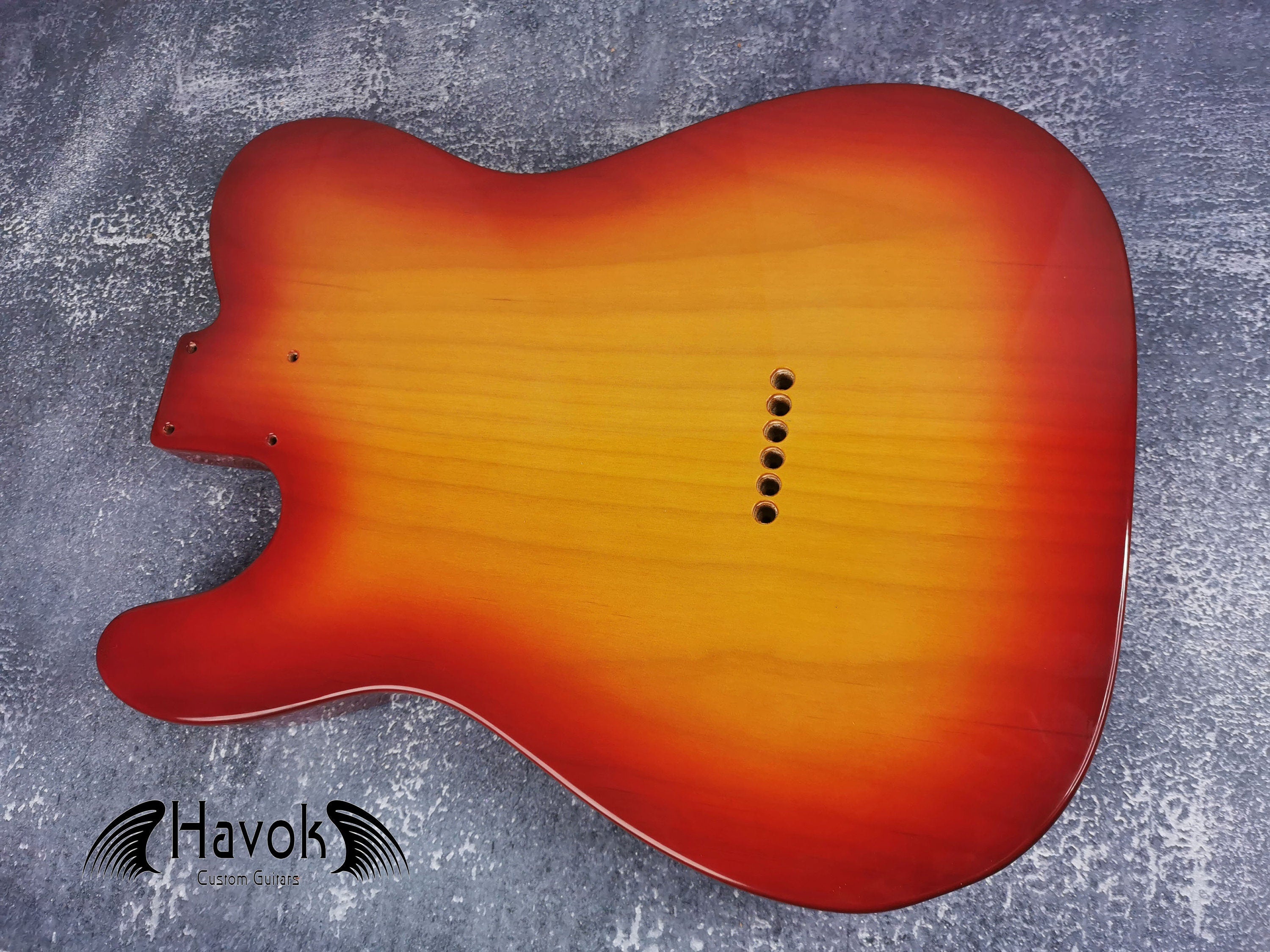 TL Body  2 Piece Alder, Sienna Burst, Custom T-Style Body, Vintage Guitar Part, Guitar DIY Building Kit,