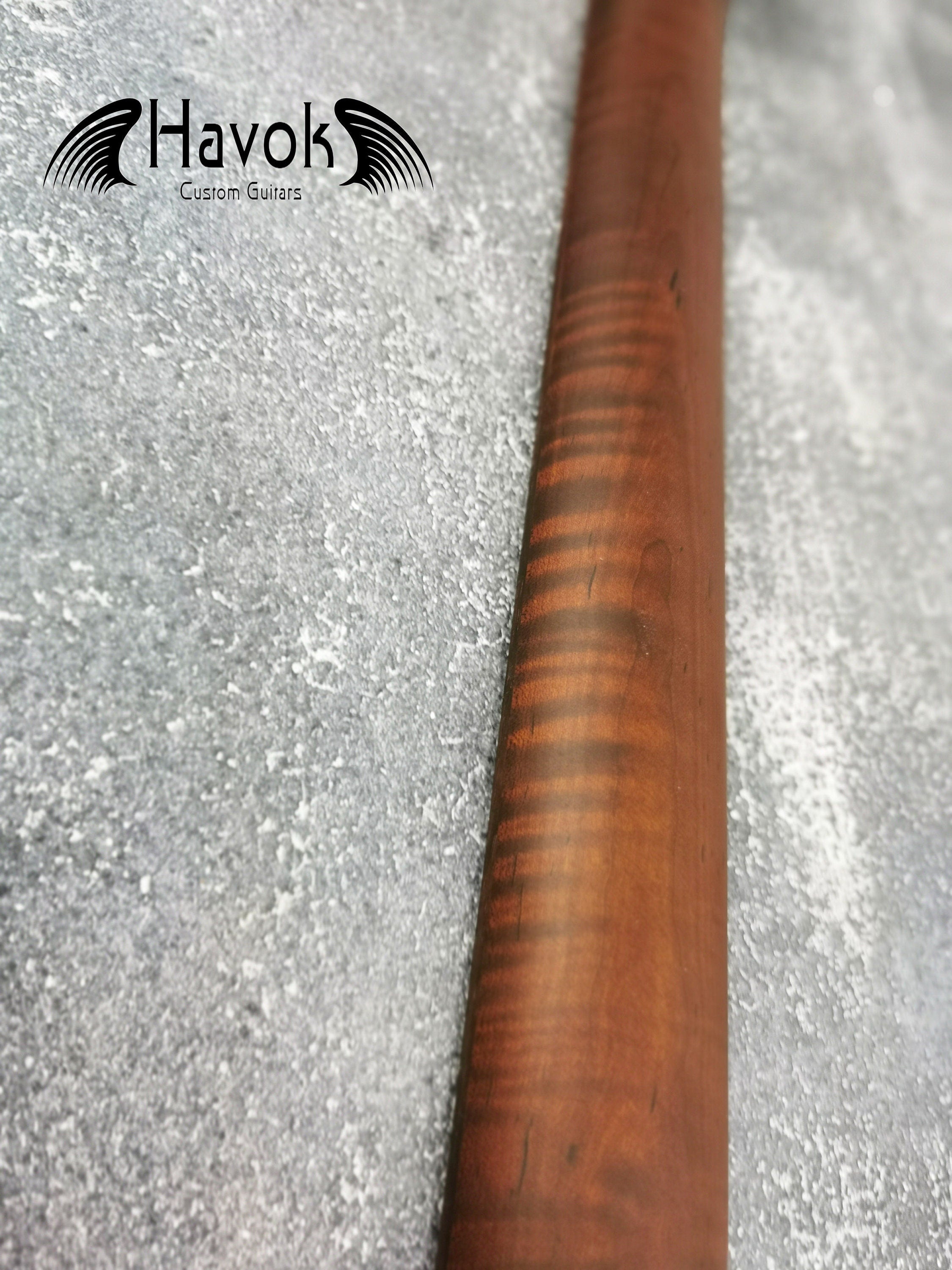 Dark Flame Roasted Maple Neck, 22 Stainless Steel, ST Satin Neck, Medium Jumbo Jescar Frets, Special Electric Guitar Neck