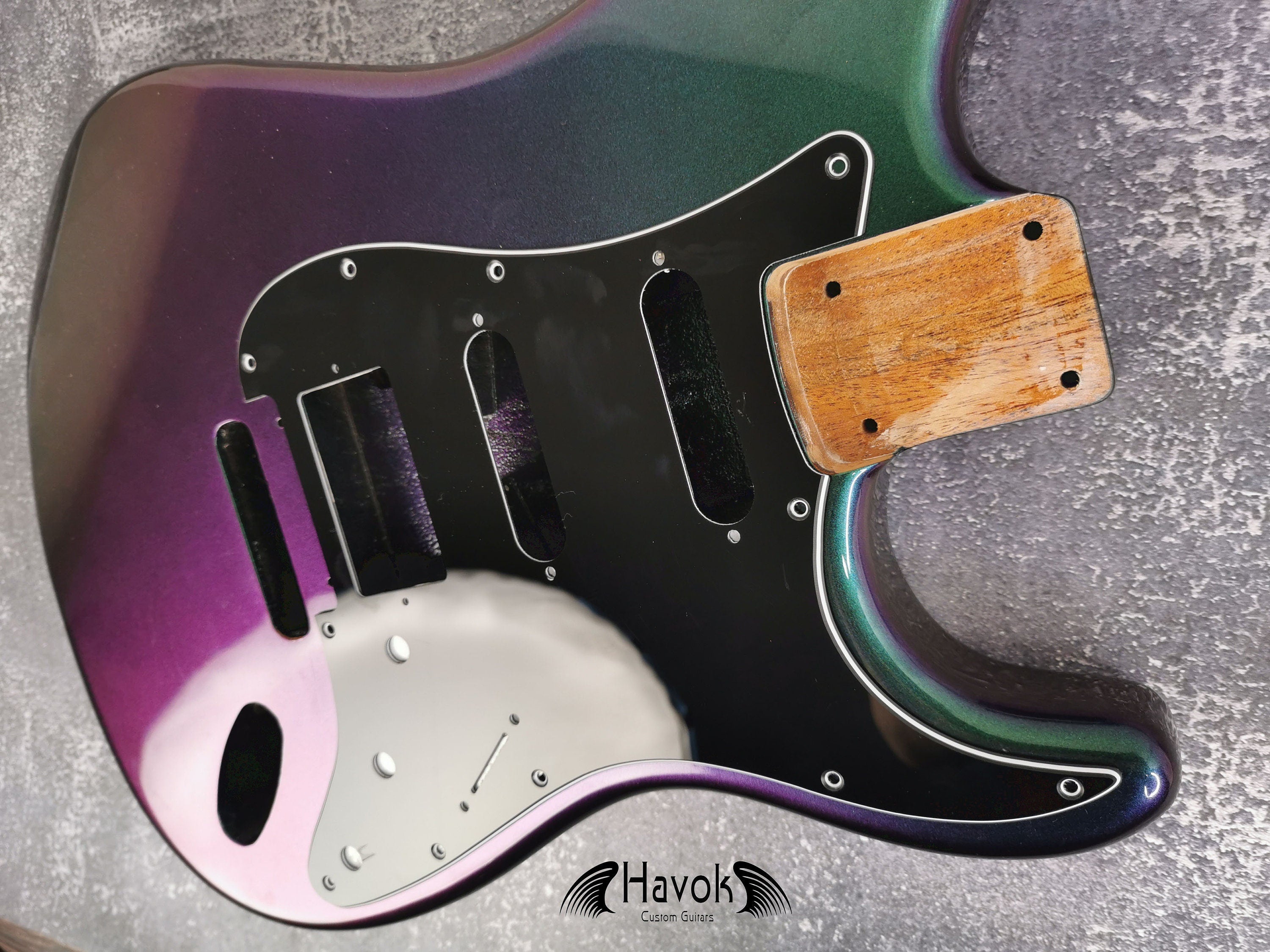 Hss Pickup Config Pickguard, Scratch plate, 4Ply, ST Guitar