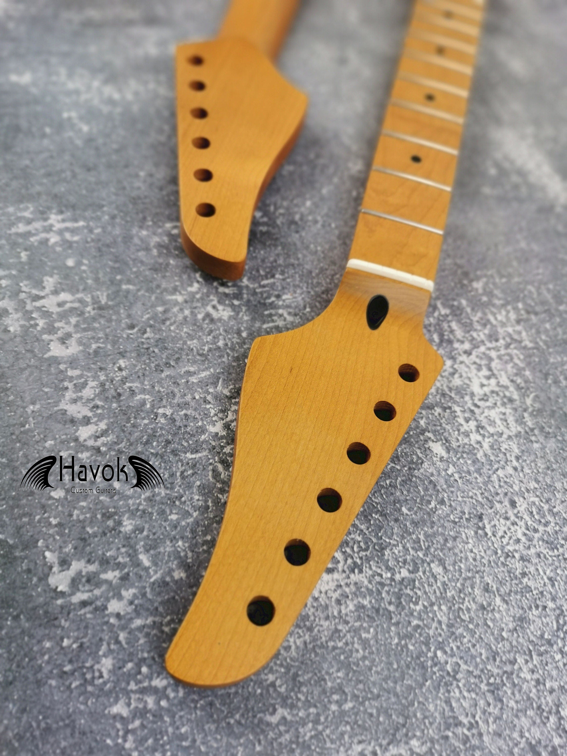 Roasted Maple Neck, 22 Nickel Silver Satin Neck, Jumbo Jescar Frets, Special Electric Guitar Neck