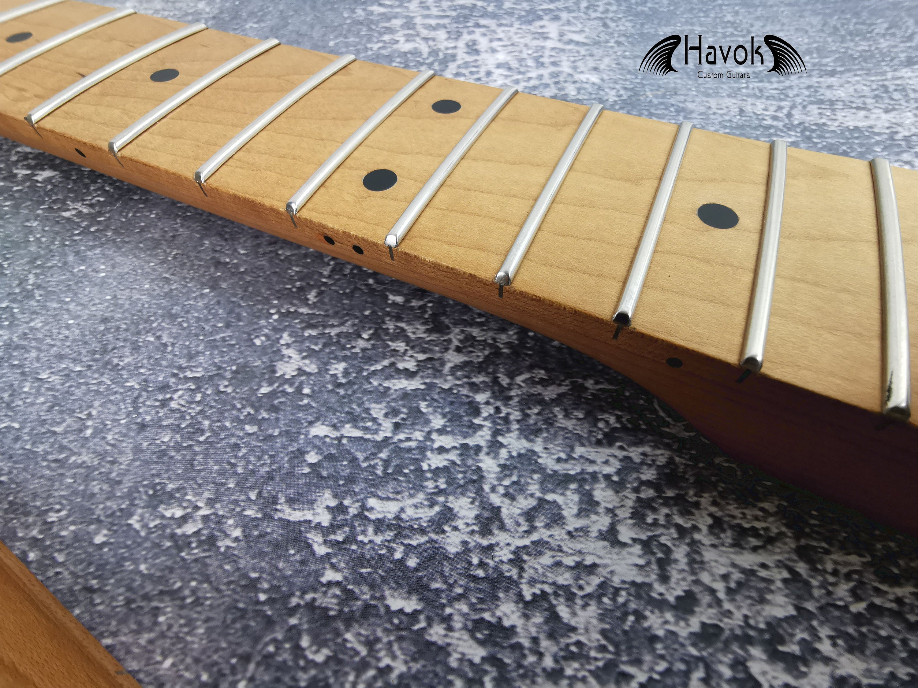 Roasted Maple Neck, 22 Stainless Steel, Satin Neck, Jumbo Jescar Frets, Special Electric Guitar Neck