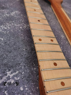 Mahogany Neck flame Maple Board Stainless Steel Jescar Frets