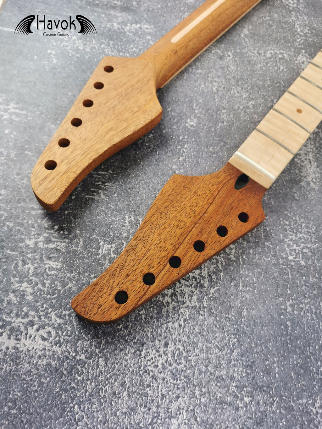 Mahogany Neck flame Maple Board Stainless Steel Jescar Frets