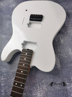 Guitar Kit Mahogany Body Mahogany Tl Neck Hardware, White metallic Guitar, Hight Quality Electric Guitar Kit, Neck, Build Your Own DIY