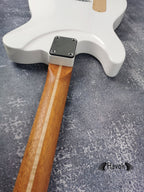 Guitar Kit Mahogany Body Mahogany Tl Neck Hardware, White metallic Guitar, Hight Quality Electric Guitar Kit, Neck, Build Your Own DIY