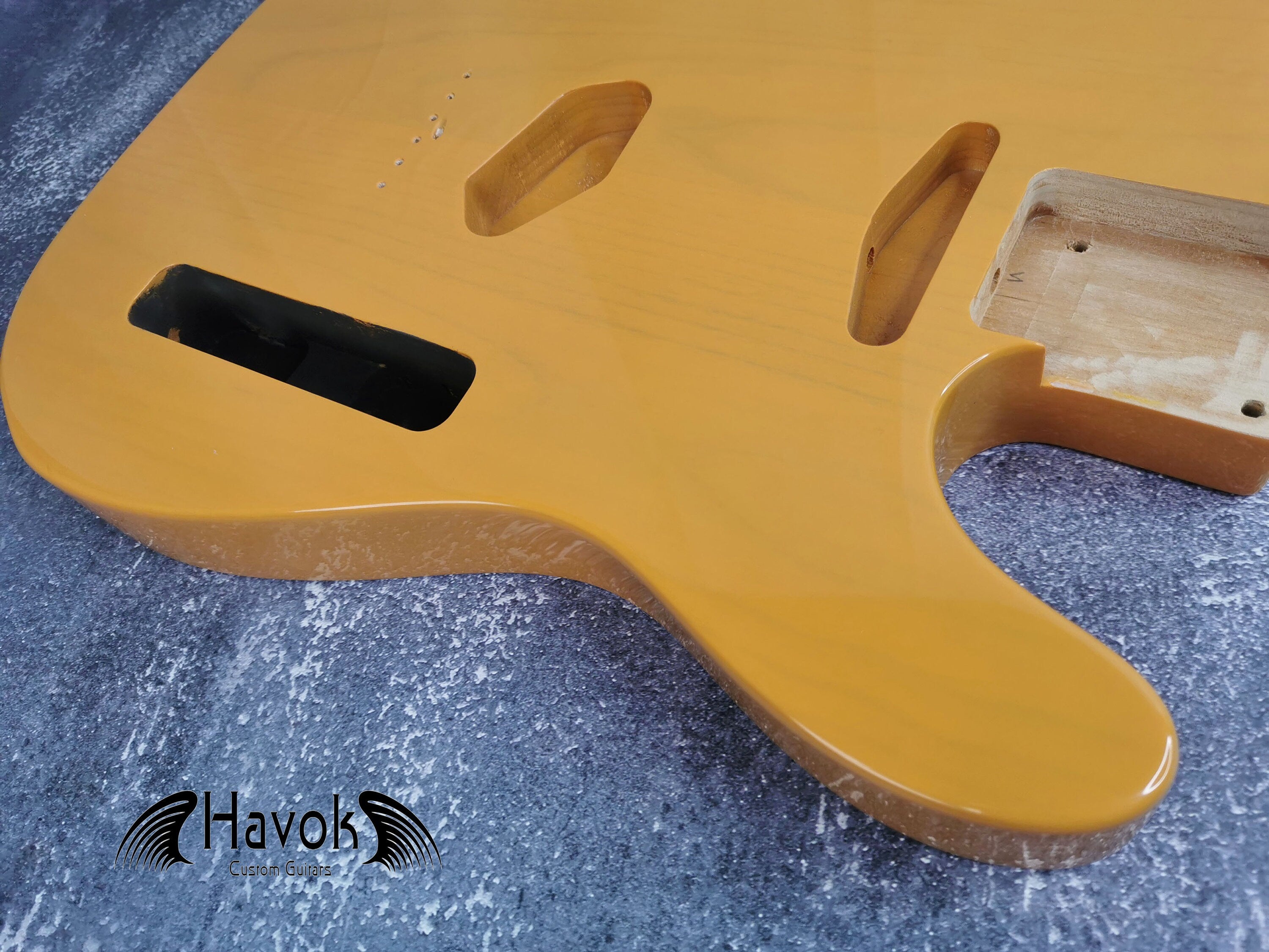 TL Body With 2 Piece See through butter scotch, Vintage TL Part, Guitar Replacement Gadget, Music Instrument Build Your Own