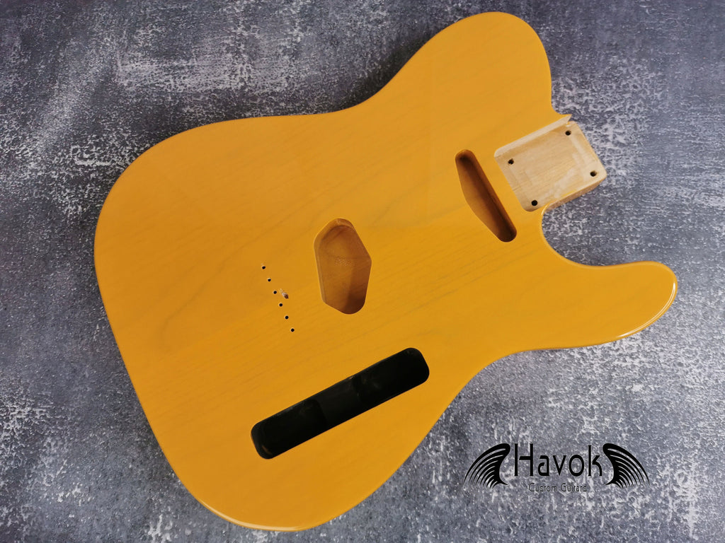 TL Body With 2 Piece See through butter scotch, Vintage TL Part, Guitar Replacement Gadget, Music Instrument Build Your Own