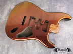 Chameleon 2PC Mahogany ST S-Style Body High Gloss, Tremolo, Custom Shop Vintage Part Gadget, DIY Building Kit, S-Type Guitar