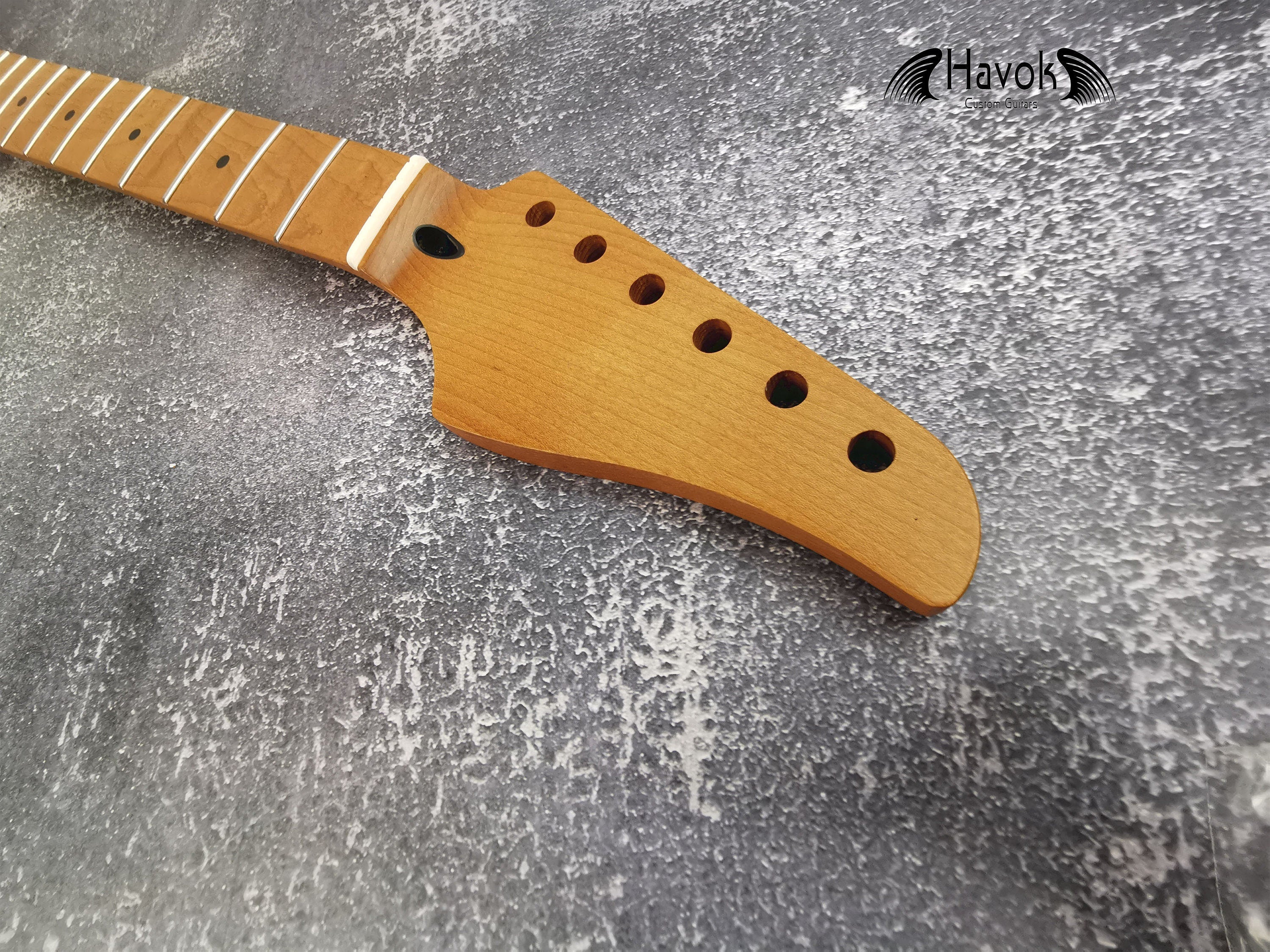 Roasted Maple Neck, 22 Nickel Silver Satin Neck, Jumbo Jescar Frets, Special Electric Guitar Neck
