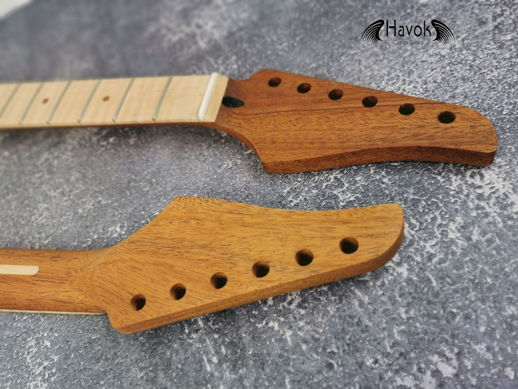 Mahogany Neck flame Maple Board Stainless Steel Jescar Frets