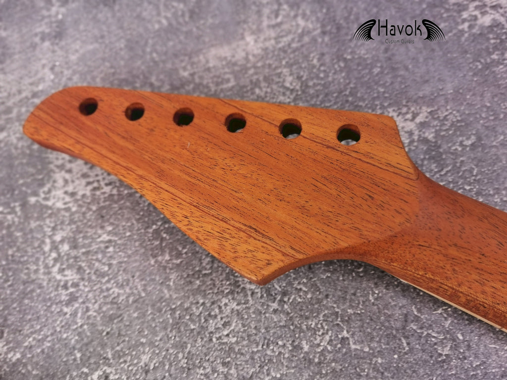 Mahogany Neck flame Maple Board Stainless Steel Jescar Frets