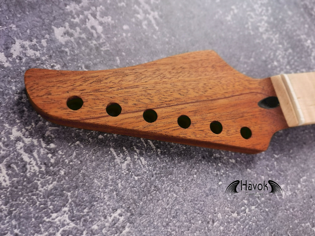 Mahogany Neck flame Maple Board Stainless Steel Jescar Frets