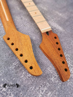Mahogany Neck flame Maple Board Stainless Steel Jescar Frets