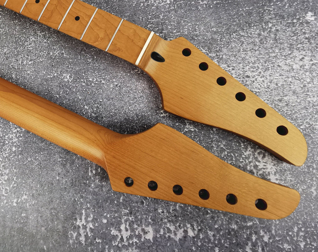 Roasted Maple Neck, 22 Stainless Steel, Satin Neck, Jumbo Jescar Frets, Special Electric Guitar Neck