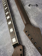 One Piece ST Wenge Neck Stainless Steel Frets White binding , S Type Neck, S-Style , 22 Medium Jumbo Jescar Frets,