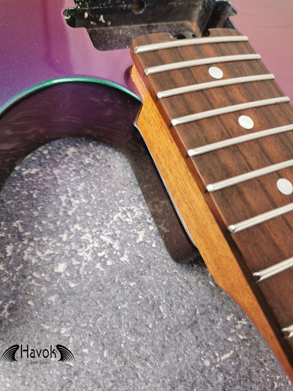 Guitar Kit Mahogany Body Mahogany Tl Neck Hardware, Chameleon Guitar, Hight Quality Electric Guitar Kit, Neck, Build Your Own DIY