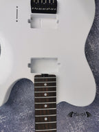 Guitar Kit Mahogany Body Mahogany Tl Neck Hardware, White metallic Guitar, Hight Quality Electric Guitar Kit, Neck, Build Your Own DIY