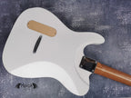 Guitar Kit Mahogany Body Mahogany Tl Neck Hardware, White metallic Guitar, Hight Quality Electric Guitar Kit, Neck, Build Your Own DIY
