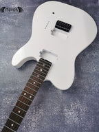Guitar Kit Mahogany Body Mahogany Tl Neck Hardware, White metallic Guitar, Hight Quality Electric Guitar Kit, Neck, Build Your Own DIY