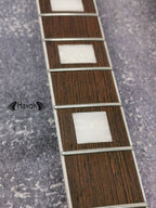 One Piece T type Wenge Neck Stainless Steel Frets, White Binding T-Style Neck, Medium Jumbo Jescar Frets, 22 Frets,