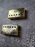 Humbucker Shield, Guitar Pickup Covers Owl Pattern for LP Guitar, High End Accessory and Replacement, Guitar Build Kit, Guitar Gadget