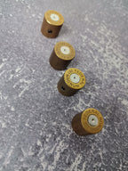 Bullet Shape Potentiometer Knob, Copper Electric Guitar Accessory