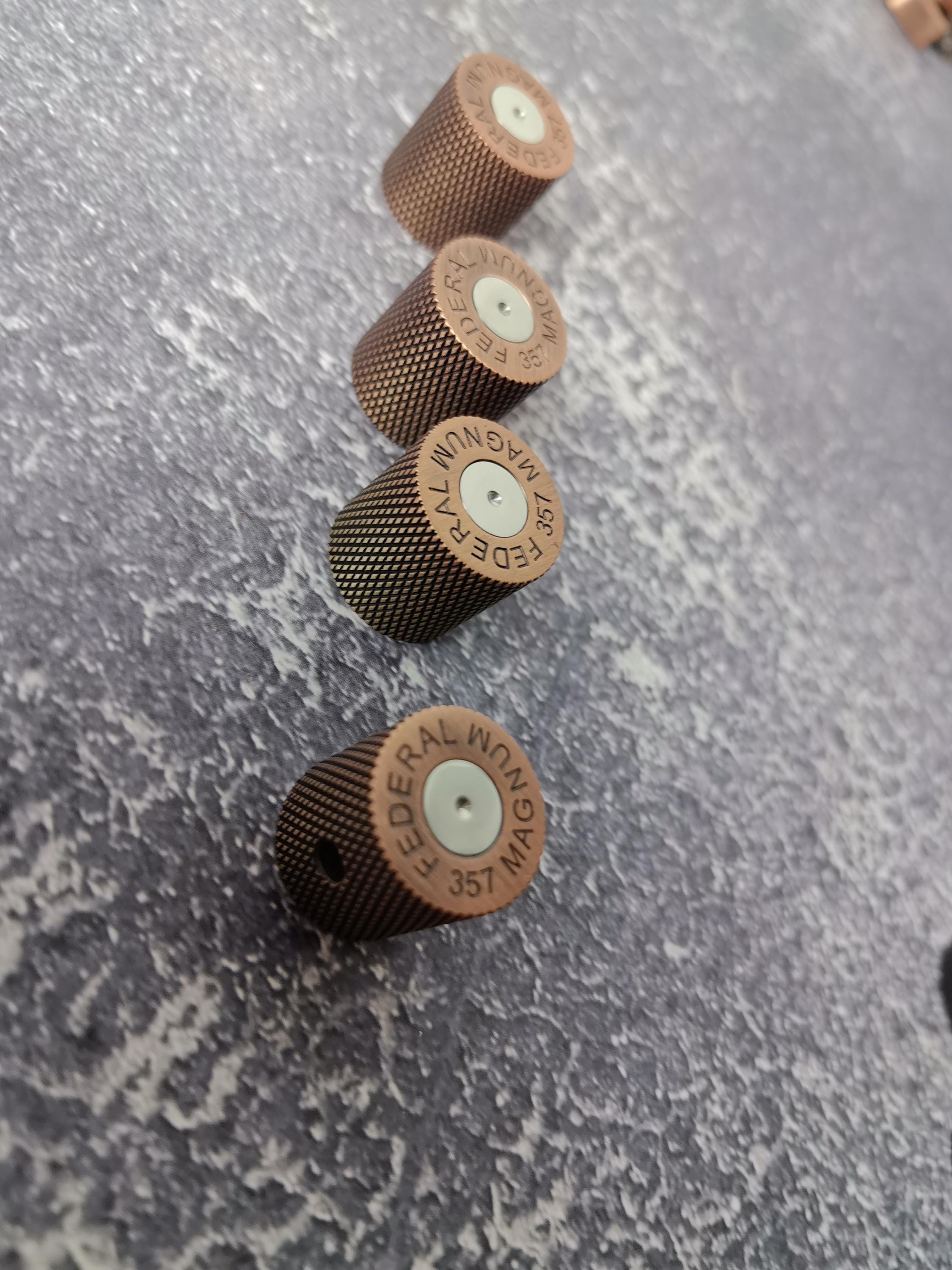 Potentiometer Bullet Shape, brass , Metal Electric Guitar And Bass, Rare Custom Shop Accessory, Vintage Build Kit, Gadget And Replacement