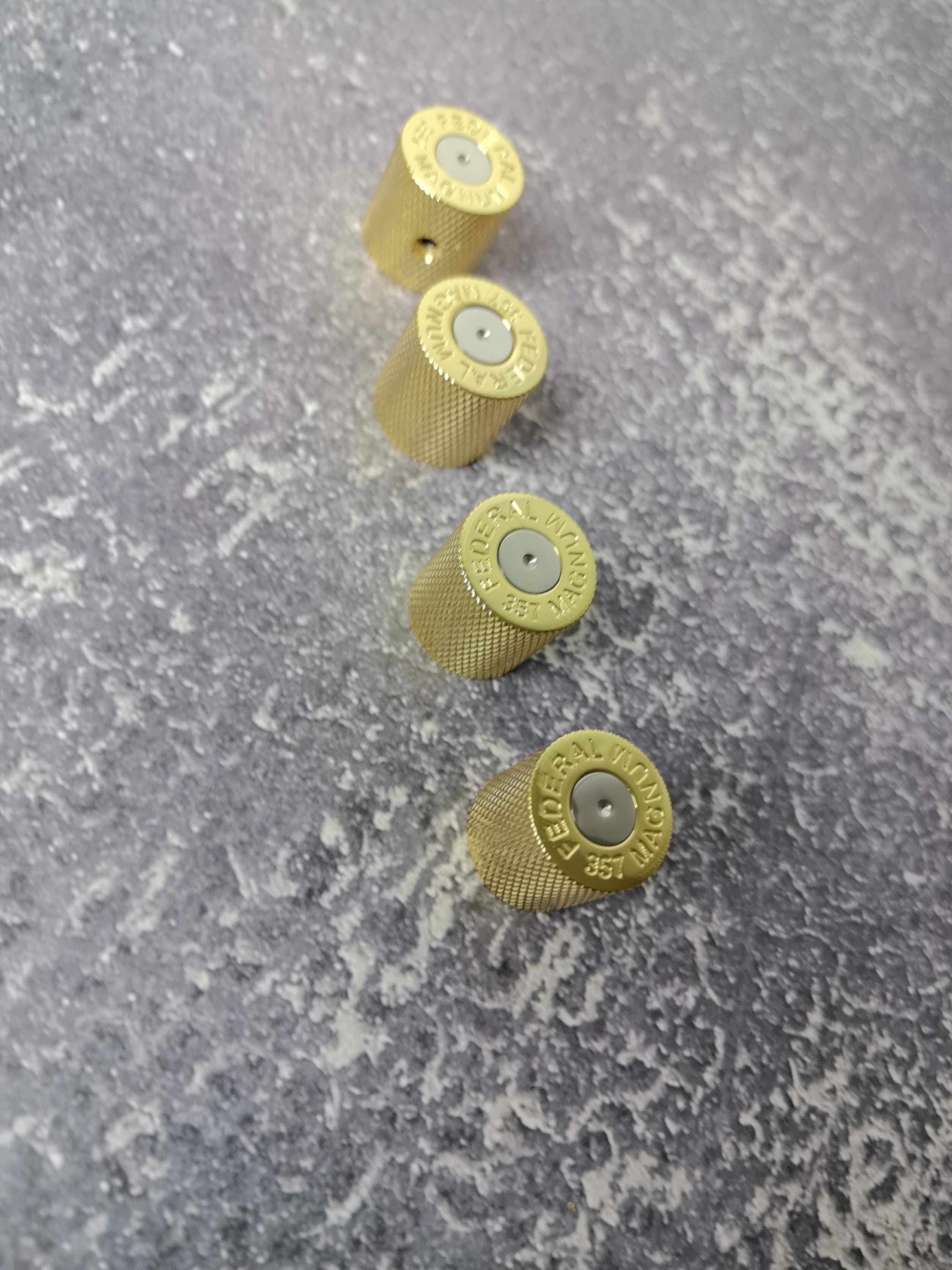 Potentiometer Bullet Shape, Gold , Metal Electric Guitar And Bass, Rare Custom Shop Accessory, Vintage Build Kit, Gadget And Replacement