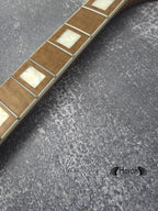 S type Roasted Flame Maple Satin Binding Neck Stainless Steel Jescar Frets