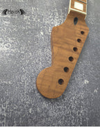 S type Roasted Flame Maple Satin Binding Neck Stainless Steel Jescar Frets