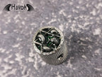 Potentiometer Knob Silver Metal, Metal Electric Guitar And Bass, Rare Custom Shop Accessory, Vintage Build Kit, Gadget And Replacement