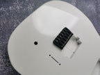 Metallic White T type 2 Humbuckers Mahogany Body High Gloss, Custom T-Style Body, Vintage Guitar Parts Gadget DIY Building Kit, TL